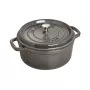 Staub La Cocotte redonda de ferro fundido 26 cm, cinzento grafite