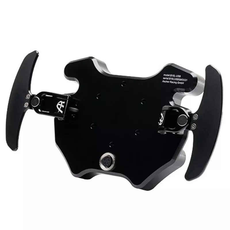 Placa de botões Ascher Racing B16L-USB para simuladores de corrida, 12 entradas, USB, alta compatibilidade