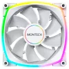 Ventoinha de caixa Montech RX140 PWM 140 mm ARGB - branca