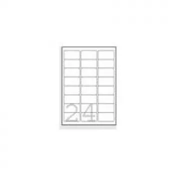 Etiquetas laser Avery Zweckform Avery Heavy Duty - Poliéster - 63,5 x 33,9 mm 480 etiqueta(s) (20 folhas x 24)