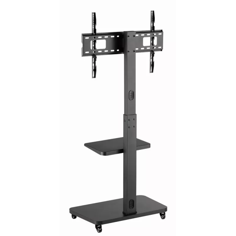 Suporte de chão para TV Gembird TVS-75S-02 com rodas, 37 - 75, preto
