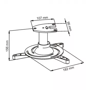 Suporte de teto ART P-101