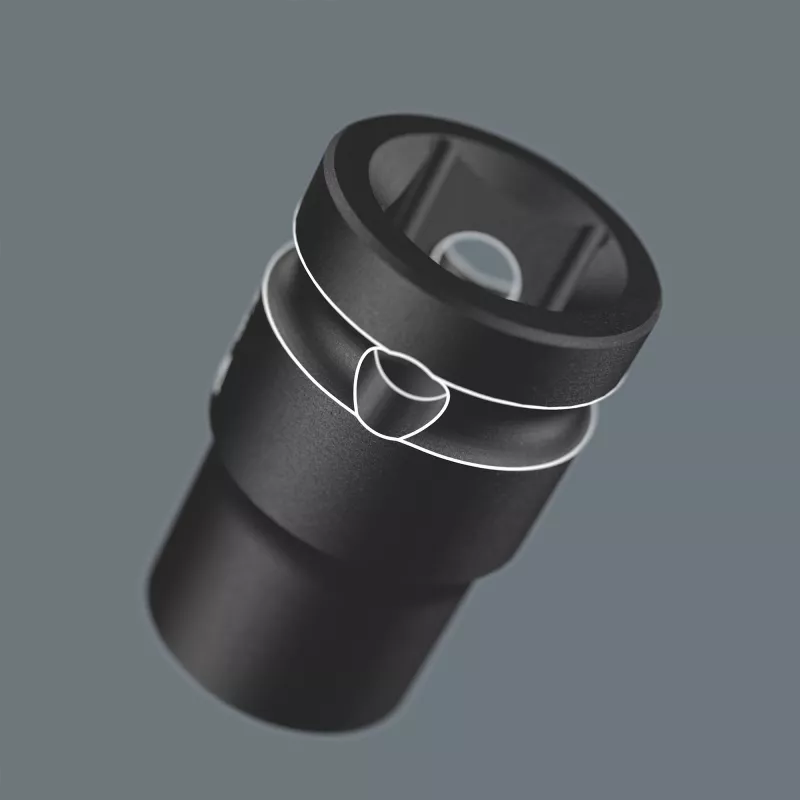 Conjunto de chaves de caixa Wera 1/2 polegadas barra magnética 9 peças para parafusadeira de impacto