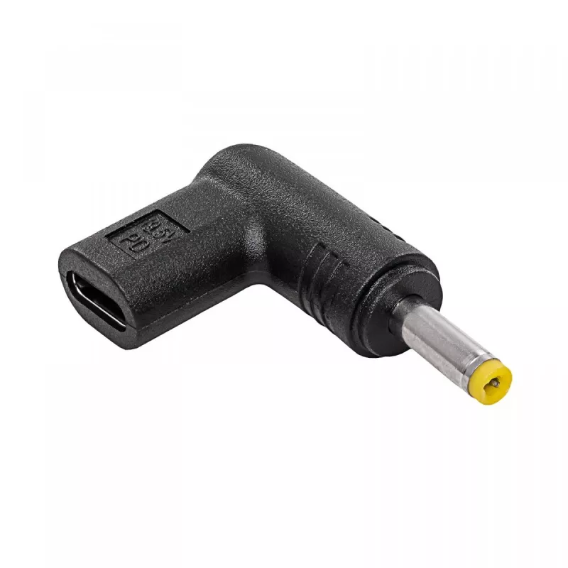 Adaptador de carregamento Akyga AK-ND-C04 USB-C para DC 4,0 x 1,7 mm para portáteis, 18,5-20 V, 100 W, para Lenovo