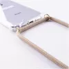 Capa com alça Lookabe loo007 dourado nude para iPhone 7/8 Plus – capa de telefone portátil com fita