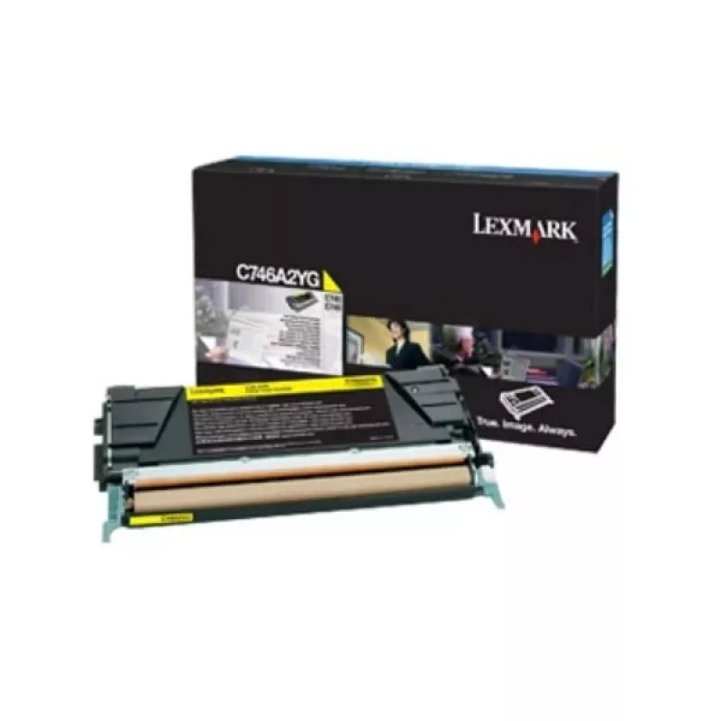 Tinteiro Lexmark C746A3YG 10000 páginas amarelo