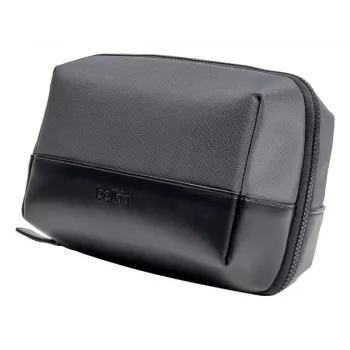 Organizador de viagem Belkin MMA013HQBK design compacto material resistente, bolsa de transporte para cabos e acessórios