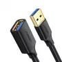 Adaptador de extensão Ugreen USB 3.0 (fêmea) para USB 3.0 (macho) 2 m (preto)