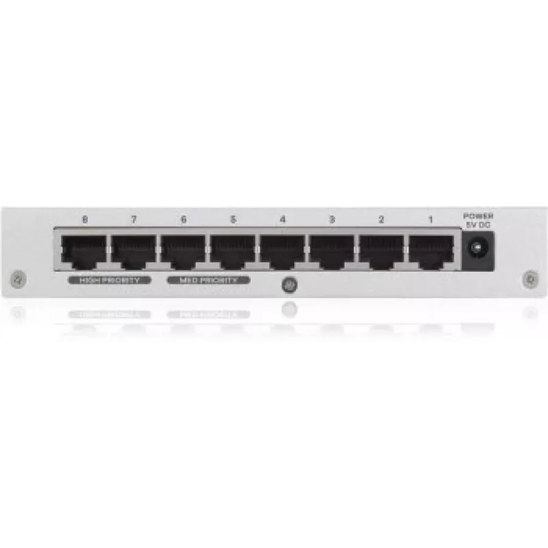 Zyxel GS-108B V3 não gerido L2+ Gigabit Ethernet (10/100/1000) prateado