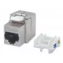IC Intracom Intellinet - Conector fêmea Keystone - RJ-45 (W) - FTP - CAT 6a - Conector fêmea Keystone - prateado (771986)
