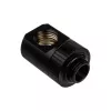 EK Water Blocks EK-Torque adaptador divisor em T G1/4 macho para 2x G1/4 fêmea, rotativo, preto