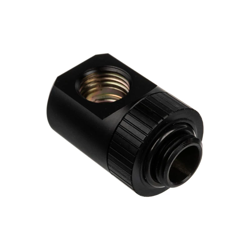 EK Water Blocks EK-Torque adaptador divisor em T G1/4 macho para 2x G1/4 fêmea, rotativo, preto