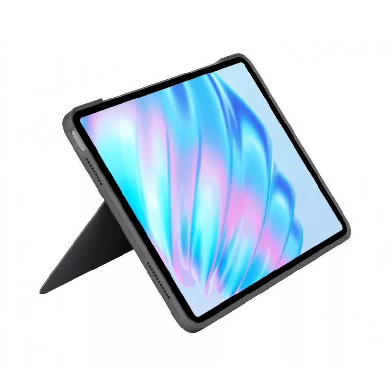Logitech Combo Touch Teclado QWERTY US International Cinzento Trackpad
