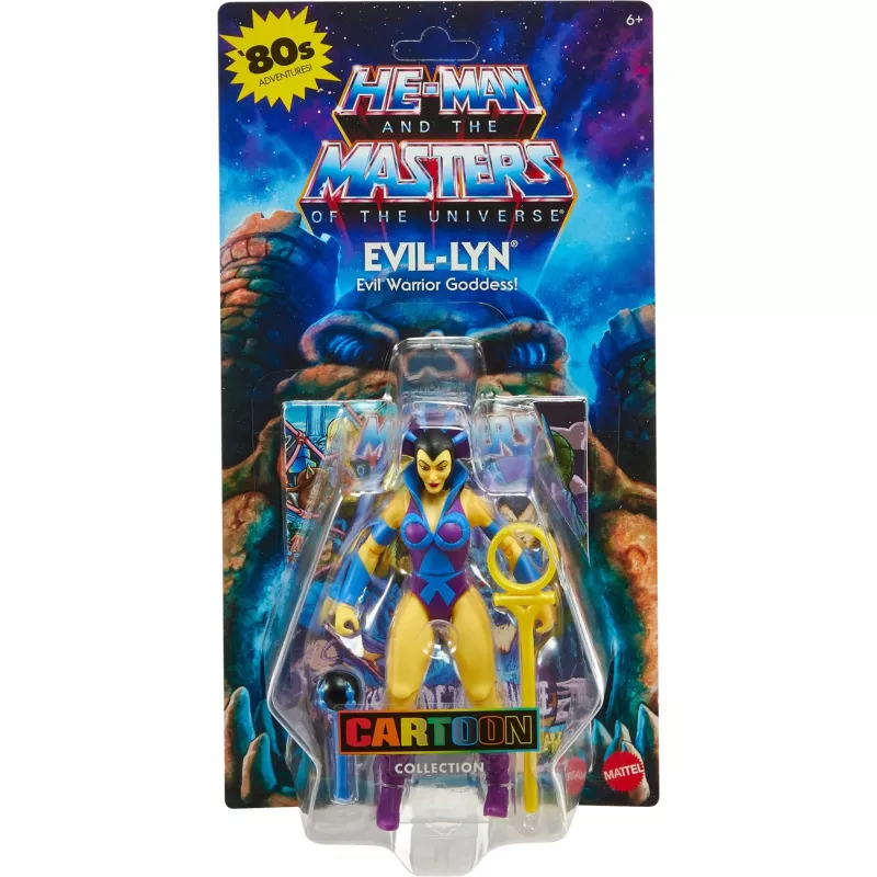 Figura de ação articulada MATTEL Masters of the Universe Origins Evil-Lyn - figura de ação de coleção, articulações móveis