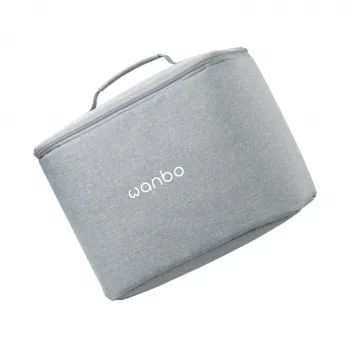 Bolsa para projetor WANBO para Mozart 1 Pro / DaVinci 1 Pro — bolsa acolchoada cinzenta