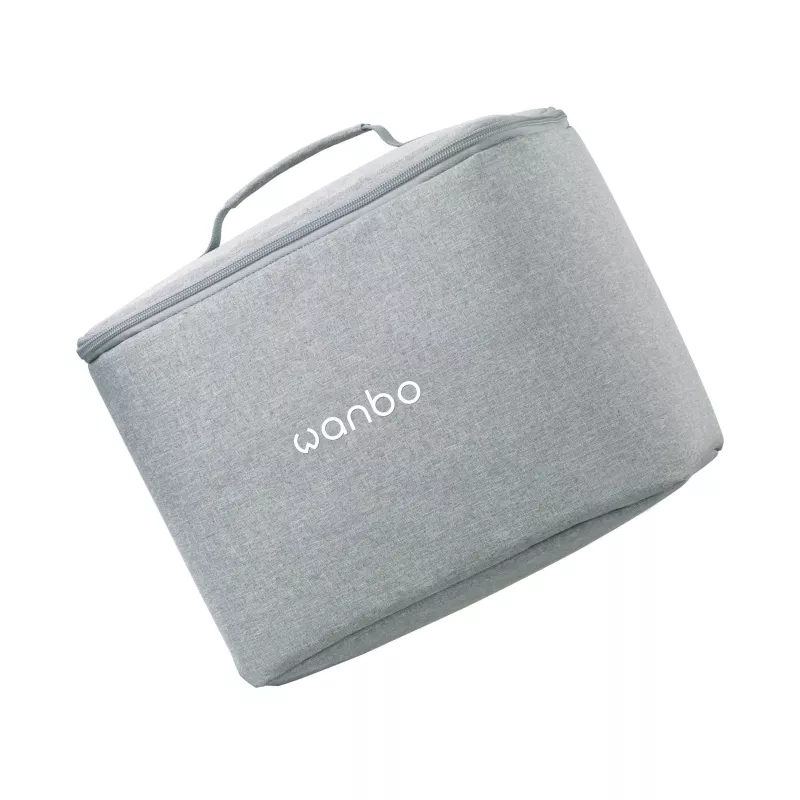 Bolsa para projetor WANBO para Mozart 1 Pro / DaVinci 1 Pro — bolsa acolchoada cinzenta