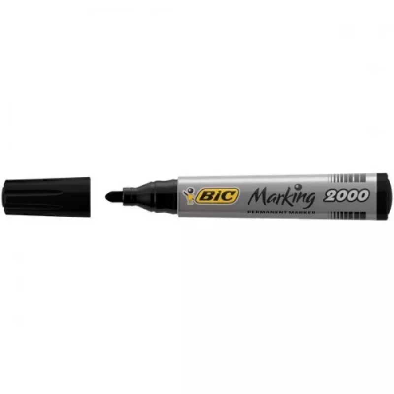 Marcador permanente BIC ECO 2000 2-5 mm, preto, 1 unid. 000095