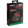 SSD Emtec 512GB USB Type-C 3.2 Gen 1 preto vermelho X200