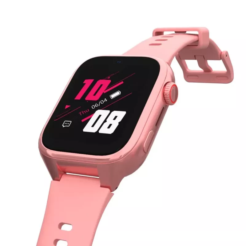 Smartwatch Stelio Junior Pro AI 4G ST-SWJ102-PK — relógio 4G para criança, rosa