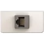 Placa de cobertura Keystone KIND Konnect Design 1/2 com adaptador RJ45 Cat5 da Kindermann 7454000523