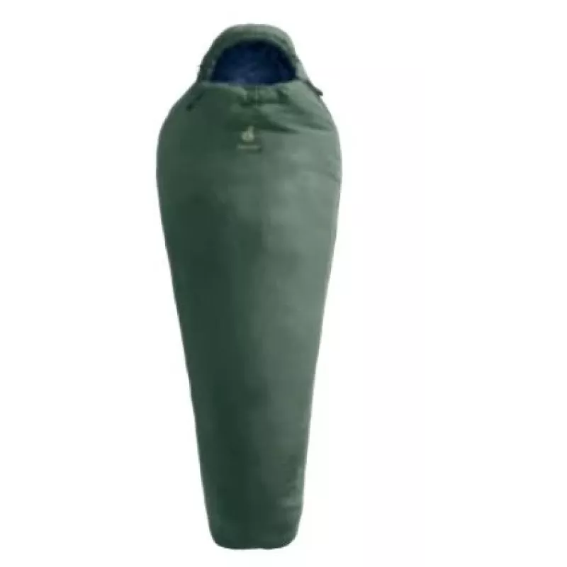 Saco-cama DEUTER Orbit SL -5 °C, sintético, adulto, medidas 198×75×48 cm, verde