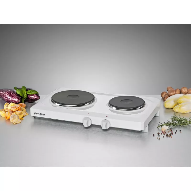 Placa selada Rommelsbacher THS 2590, 2 zonas, controlo rotativo