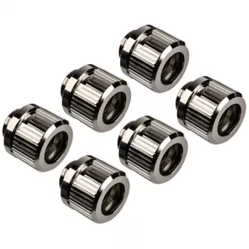 EK Water Blocks EK-Quantum Torque HDC 12 conector pack de 6, G1/4, prateado