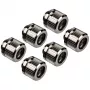 EK Water Blocks EK-Quantum Torque HDC 12 conector pack de 6, G1/4, prateado