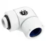 Bitspower BP-DWE90RMLA14 Advanced Multi-Link adaptador rotativo de 90°, G1/4 macho para tubo rígido de 14 mm de diâmetro exterior, branco
