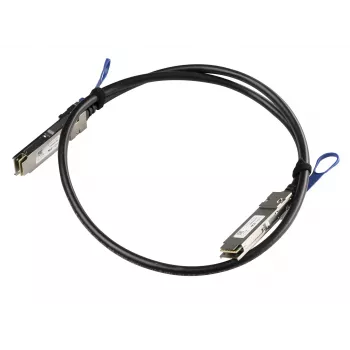 Cabo de fibra ótica/InfiniBand Mikrotik XQ+DA0001 1 m QSFP+ para QSFP+ / QSFP28 para QSFP28 preto