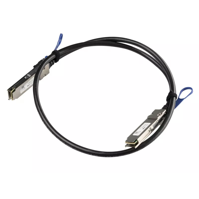 Cabo de fibra ótica/InfiniBand Mikrotik XQ+DA0001 1 m QSFP+ para QSFP+ / QSFP28 para QSFP28 preto