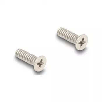 Módulo Keystone DeLOCK para montagem em painel RJ45 acoplador fêmea para fêmea Cat.6A metal cónico