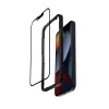 Película de vidro temperado Crong para iPhone 16e / 14 / 13 / 13 Pro — cobertura total 3D