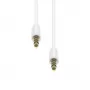 Cabo de extensão de energia ProXtend M3S-07W 3 pinos fino, 7 m, branco