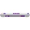 LORGAR KBP7075W, Teclado de gaming mecânico sem fios 75% Pro, branco, layout EN