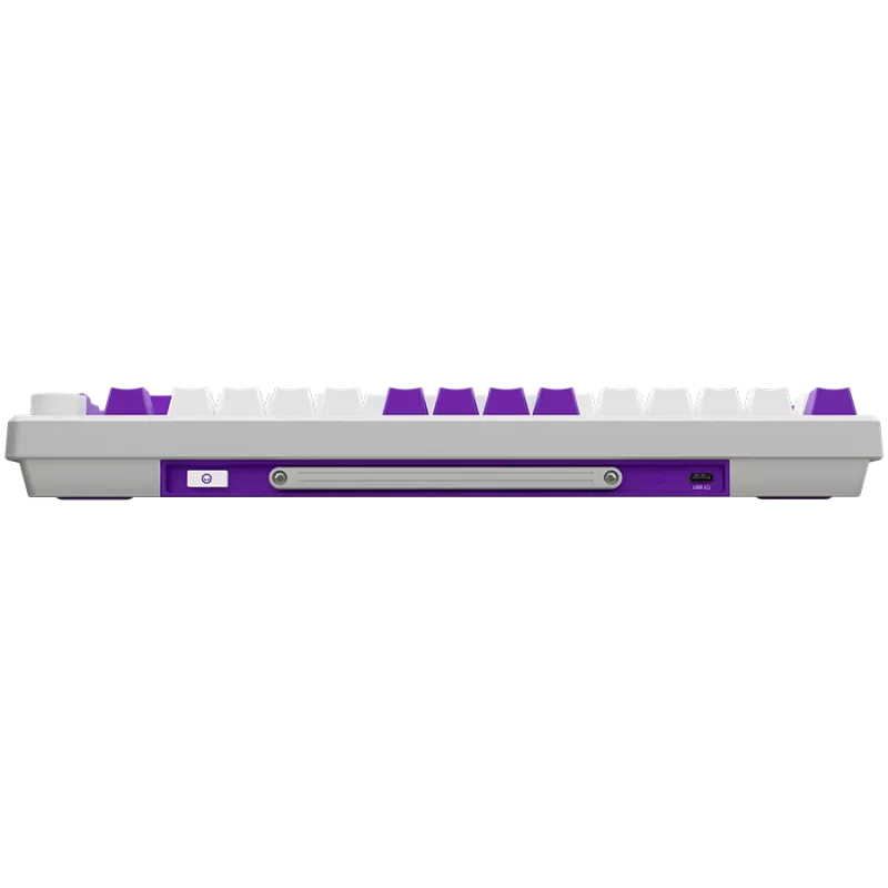 LORGAR KBP7075W, Teclado de gaming mecânico sem fios 75% Pro, branco, layout EN