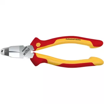 Alicate de cravar/descarnar Wiha TriCut alicate de instalação Professional electric Z 14 1 01 — corta, descarna e isola para peças sob tensão até 1.000 V AC