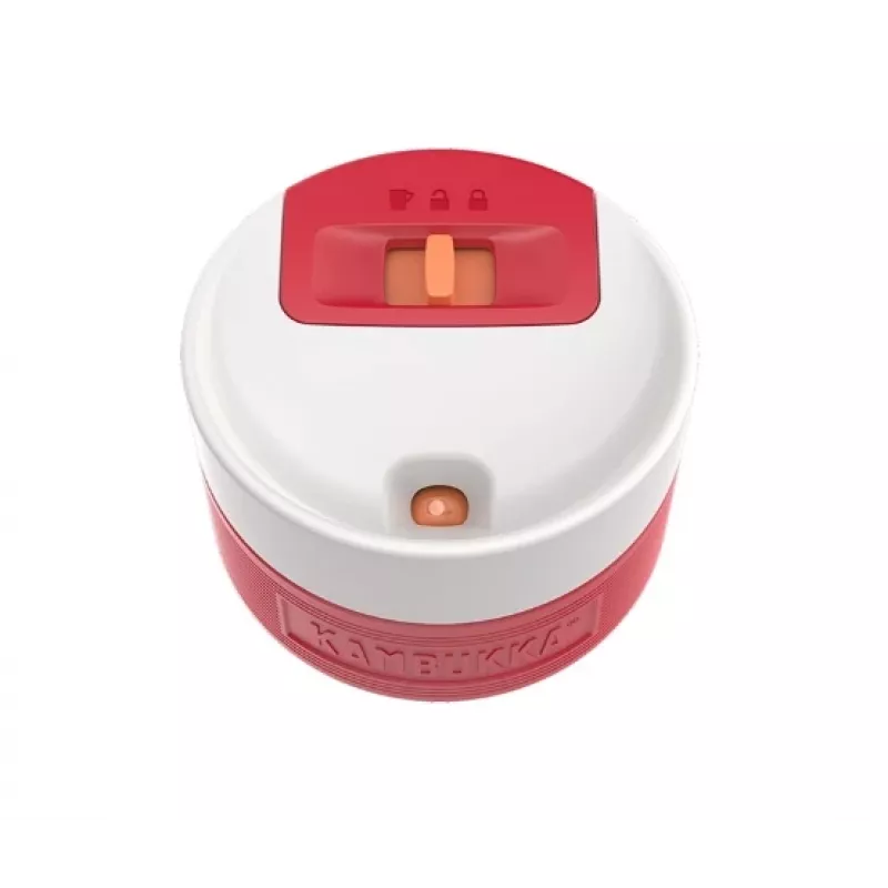 Kambukka Etna 11-01055 caneca térmica 300 ml, mantém quente 8 h / frio 18 h, Coral Crush vermelho