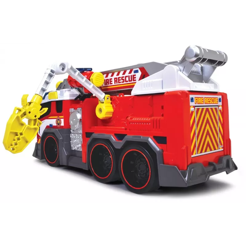 Carro de brincar bombeiros Dickie modelo 203307000 — a pilhas, a partir dos 3 anos, cores: preto/azul/vermelho/branco/amarelo