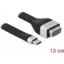 Cabo plano FPC DeLOCK USB Type-C para VGA 86730