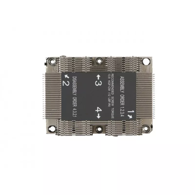 Dissipador de CPU Supermicro (para: socket P) 2U para SUPERMICRO X11SPW-CTF, X11SPW-TF (SNK-P0068PS)