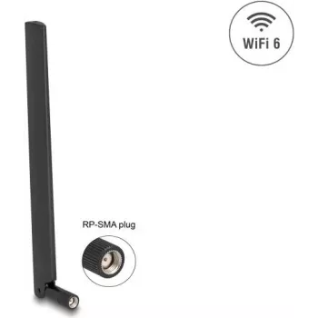Antena omnidirecional DeLOCK 90677 6 dBi RP-SMA 2,4-5,875 GHz