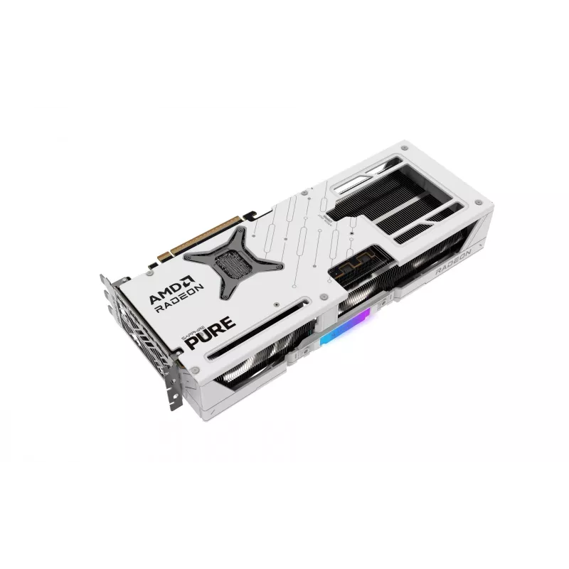 Placa gráfica Sapphire Radeon RX 9070 XT — 16 GB GDDR6, PCIe 5.0, 256 bits, 320 mm, 3 slots, branco