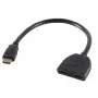 Cabo HDMI MicroConnect HDMI 19M - 2X HDMI 19F