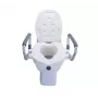 Elevador de sanita ANTAR AT51205 extensão com apoios de braços rebatíveis, 10 cm de altura de assento, capacidade até 180 kg, largura entre apoios de braços 470 mm