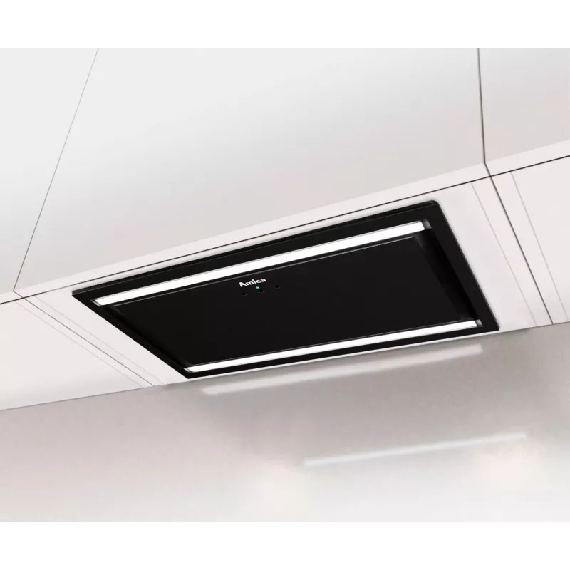 Exaustor de encastrar AMICA OMC6751B — exaustor de cozinha integrado, filtro metálico, 62 dB, classe energética A