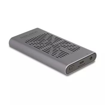 Caixa para SSD DeLOCK 42027 cinzento M.2 10 Gbit/s USB Type-C