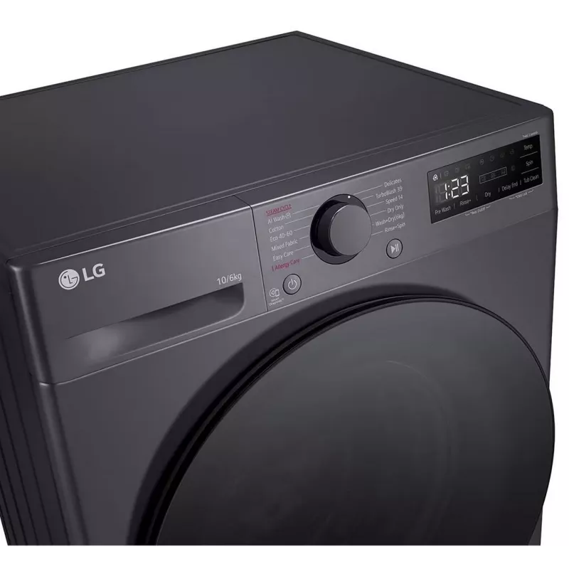 LG F4DR510S2M Máquina de lavar e secar 10 kg / 6 kg 1400 rpm preta