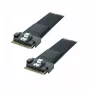 Cabo Supermicro CBL-MCIO-1340M5-1 semiplano MCIO x8 (STR) para MCIO x8 (STR) 40 cm