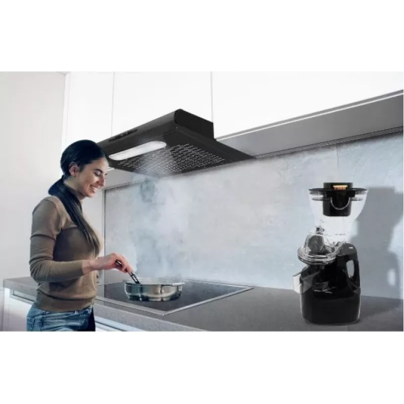 MPM MPM-61-PX-73 exaustor encastrável, 60 cm, LED, preto